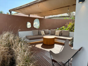 Beachfront Pool villa outdoor space